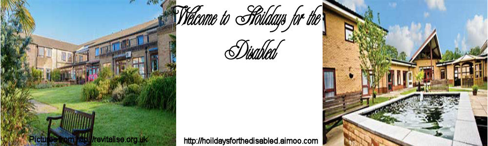 Banner for holidays for the Disabled