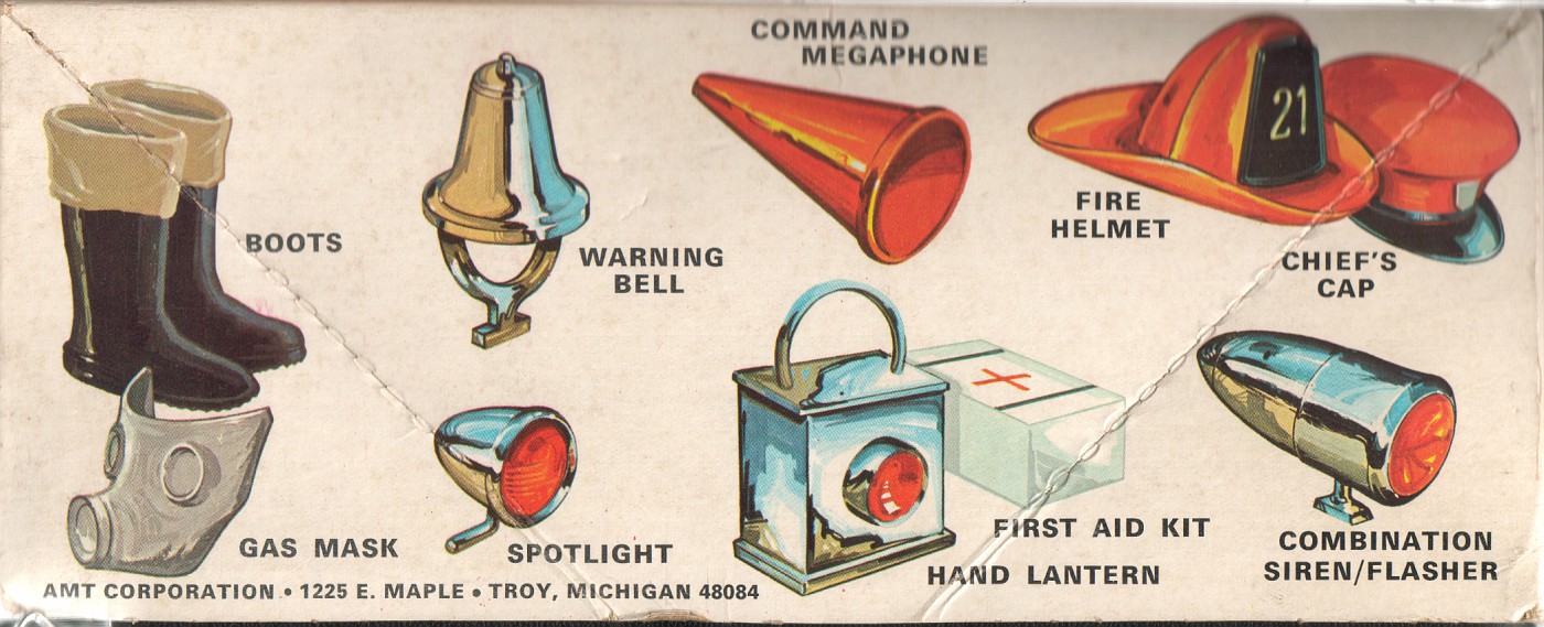 Vintage Fire Chief 32 FORD VICTORIA amt Box bottom side