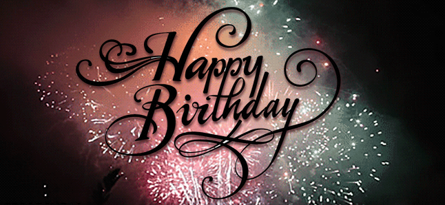 Photo: black-calligraphy-happy-birthday-fireworks-wishes-animated-gif | ~*~ Birthdays~*~ album | Miracle-Marge | Fotki.com, photo and video sharing  made easy.
