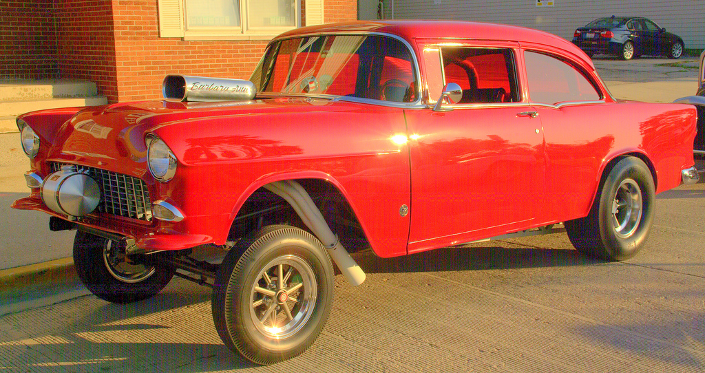 Photo: Red Gasser 55.jpg | Tri Five 55 56 57 Chevy Gassers Album ...