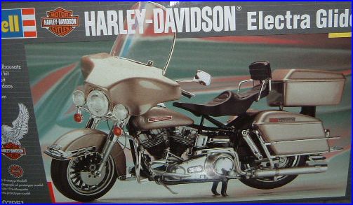 Old Stock 1986 Revell Harley Davidson Motorcycle Electra Glide Model 1 8 for sale online 