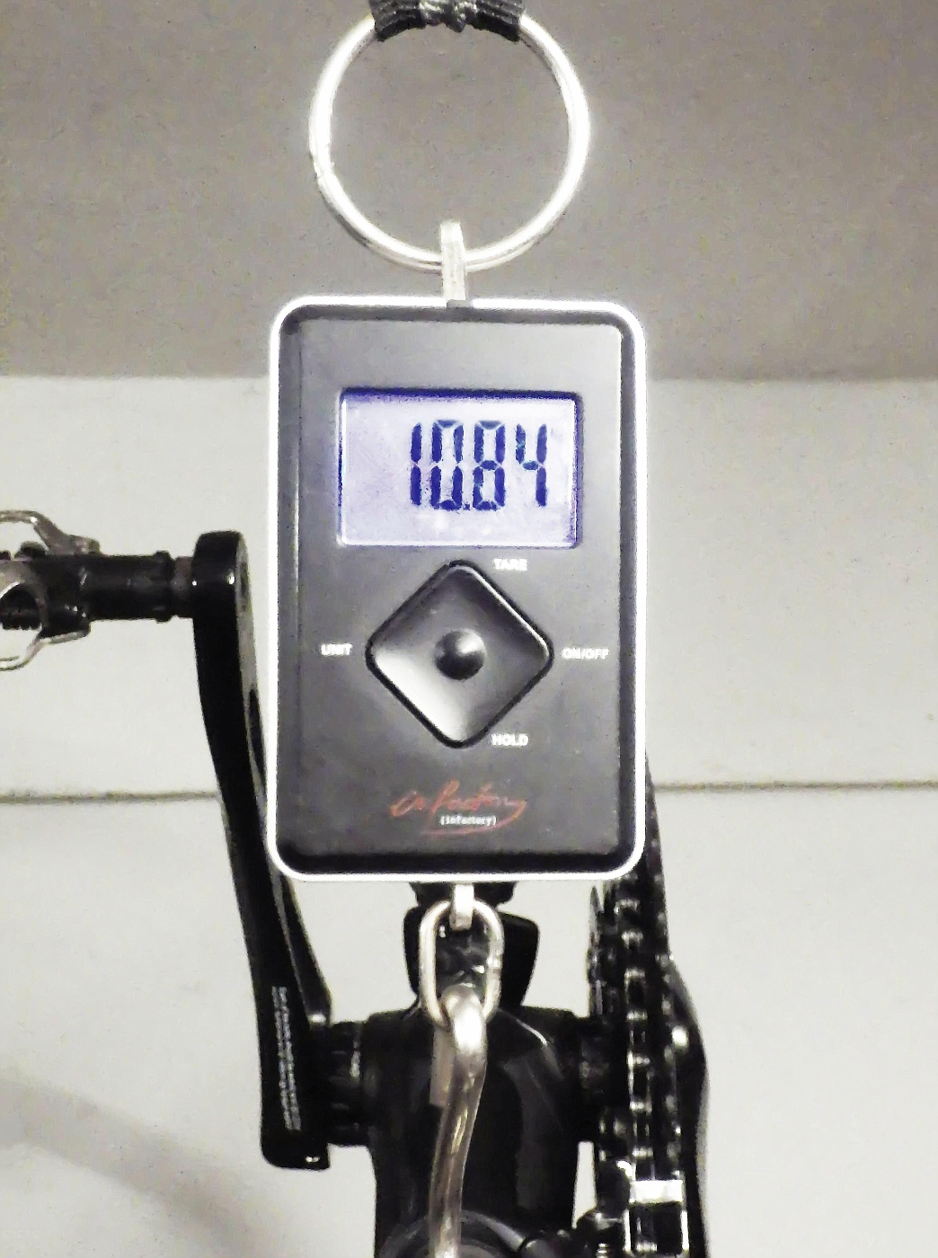 Complete weight is less than 11 kg!