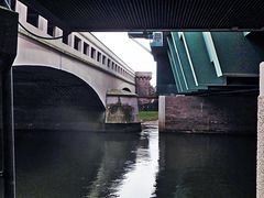 Weser zwischen den Kanalbrücken
