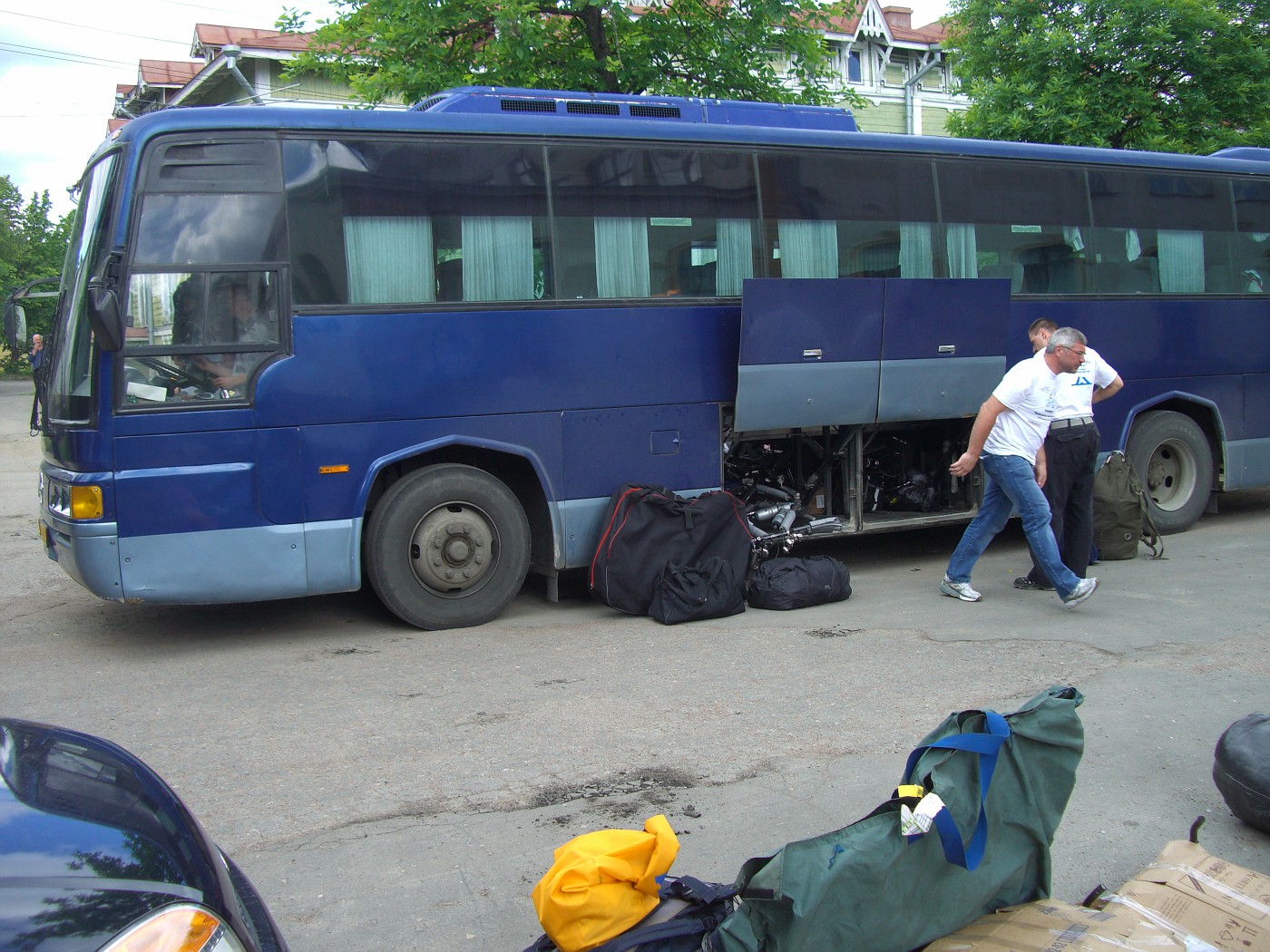 Bus für die Rückfahrt nach St.Petersburg