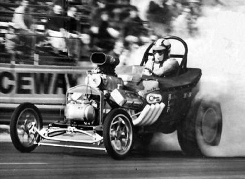 Photo: Hunter Lewis and Perry FUEL GAS ALTERED DRAG CARS album