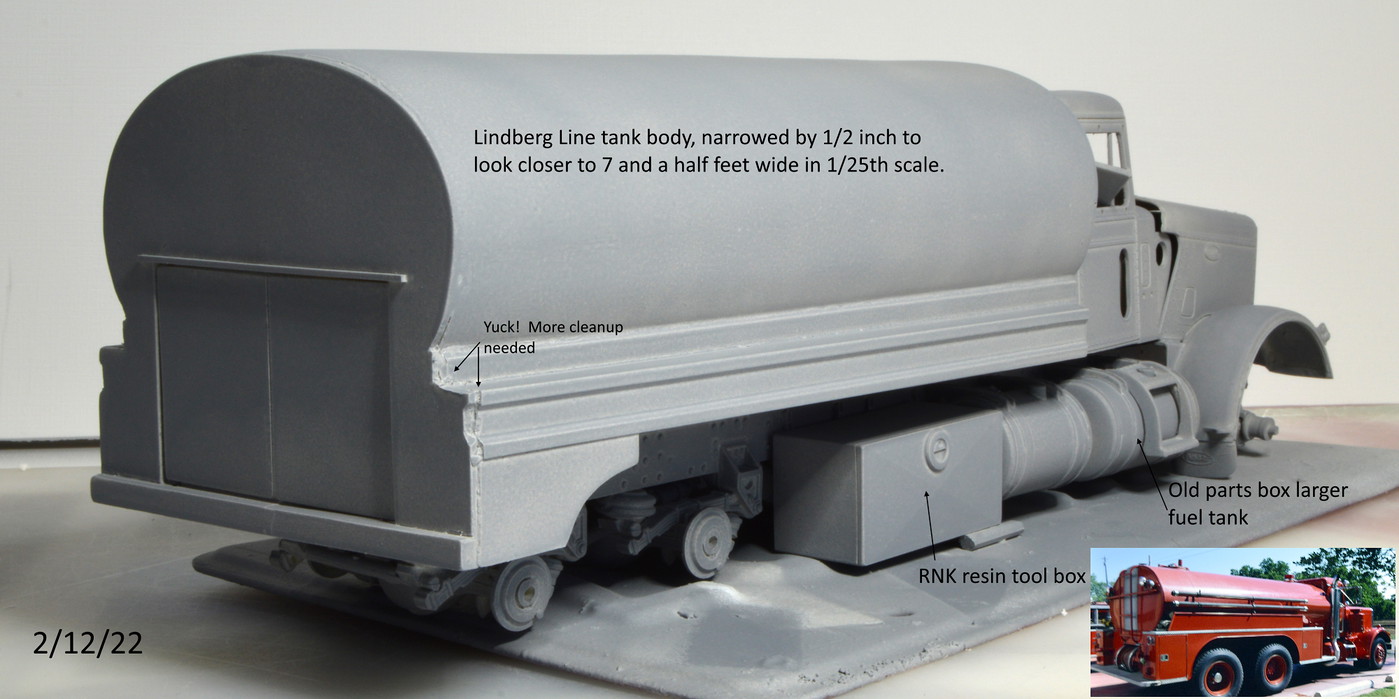 Photo: DSC 9414 PB water tanker mockup 2 12 22 | What's on the bench