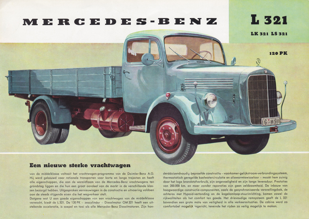 Photo: 001 | MB L 321 (1957) Album | Dutch Model Truck Club | Fotki.com ...