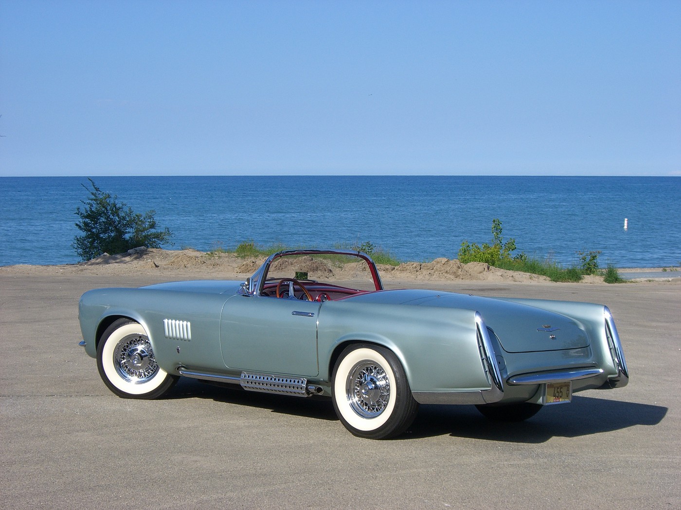 Chrysler Ghia Falcon Convertible Silver Metallic 1:43 MX40303-021 MATRIX diecast model car
