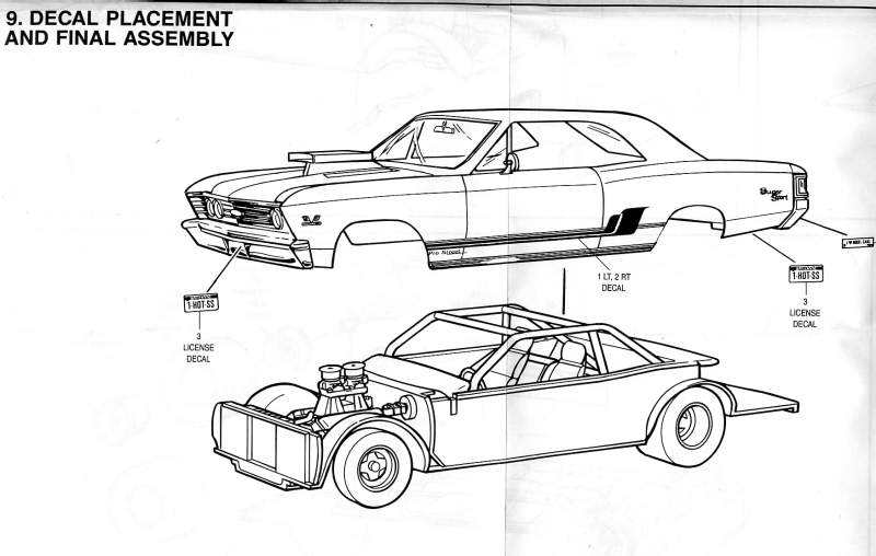 Chevrolet impala 1967 чертеж