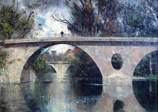 Sternbrücke in Weimar (c.1887-88)