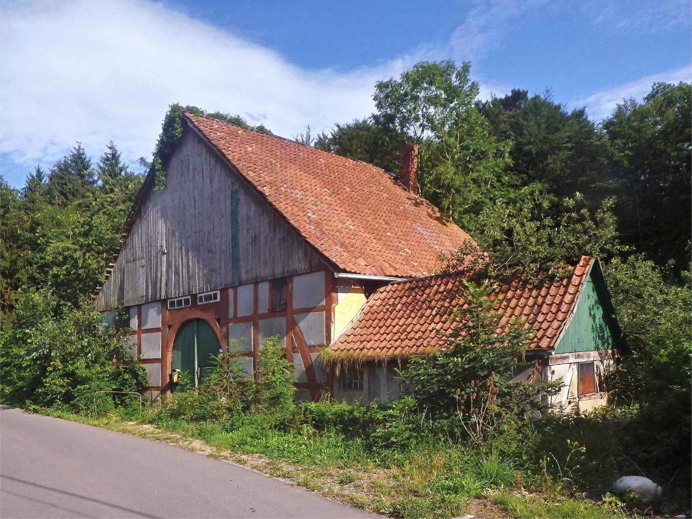 Verlassenes Fachwerkhaus