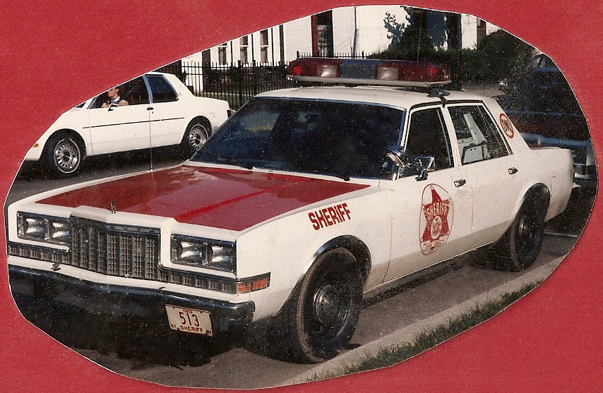 Photo NY Tioga County Sheriff Plymouth Gran Fury Michael Fay album