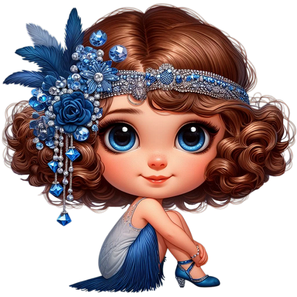 Photo LITTLE FLAPPER AI CREATIONS BG (6) Brenda AI Creations album