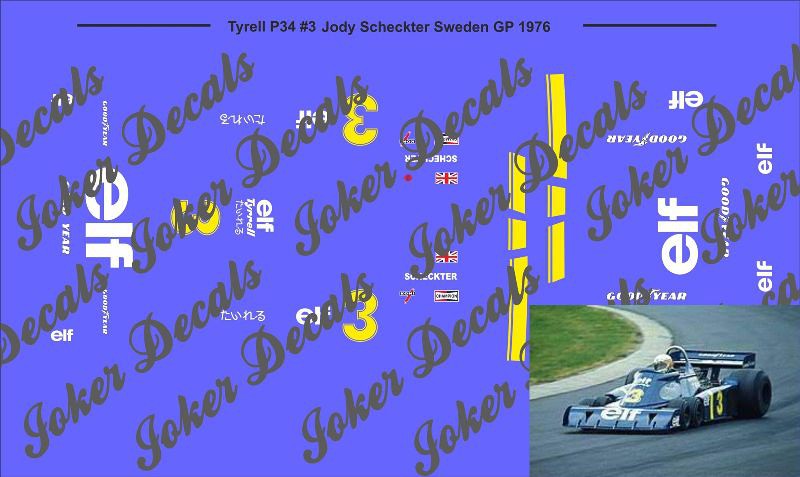 Photo: For007-Decal-No3-Sweden | For007 album | Joker GFK Slot-Kits ...