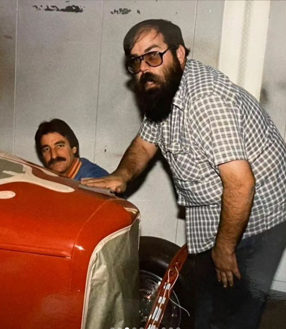 Photo Gary & Boyd From Gary Lorenzini Family BANKER BROS./ GARY LORENZINI'S 1932 FORD 3w