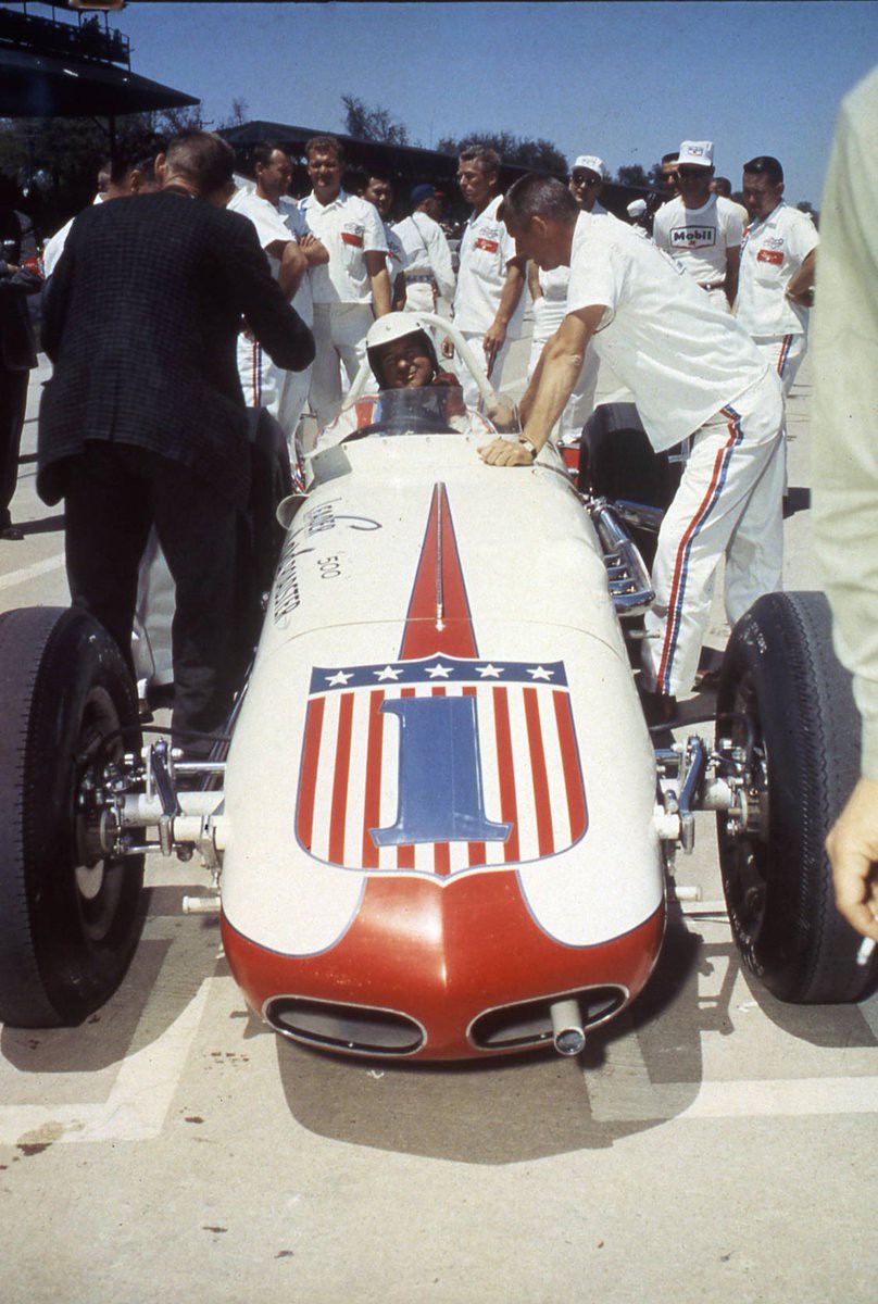 Ward Watson Racing Photo: Rodger Ward & A J Watson after successfully qualifying for the ...