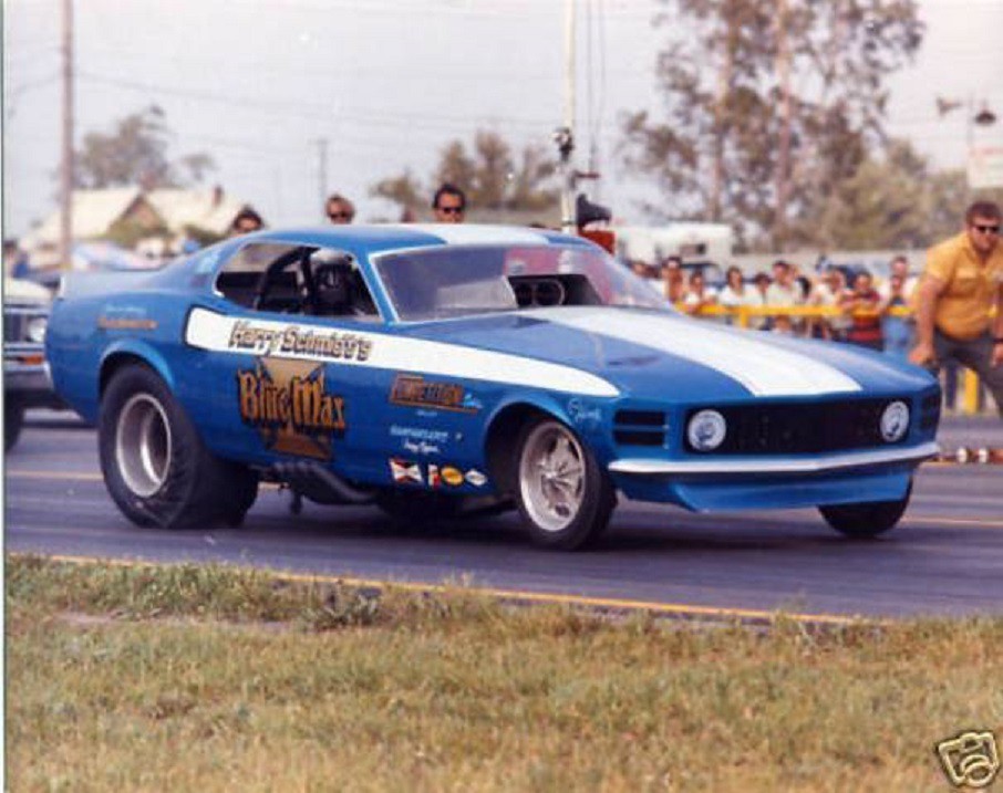 Photo: Blue Max Funny Car (24) | HARRY SCHMIDT & RAYMOND BEADLE 