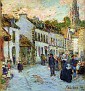Street in Pont Aven in Evening [1887]