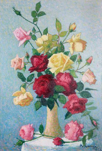 Vase of Roses (1924)