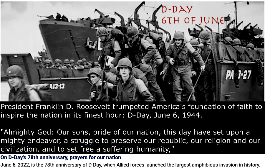 D Day Remberance FReeper Canteen ~ D-DAY June 6, 1944 ~ 08 June 2026